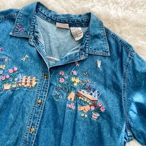 VTG Bobbie Brooks Embroidered BU